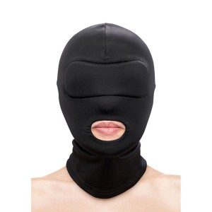 NS NOVELTIES - FETISH  FASHION MOUTH HOOD NYLON BLACK